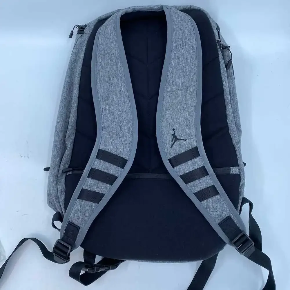 Nike Gray Black Air Jordan Expandable Backpack | Large Capacity